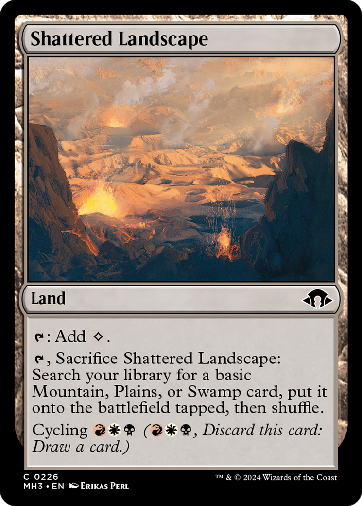 Shattered Landscape⁣ - Modern Horizons 3⁣ (Common)⁣ [226]