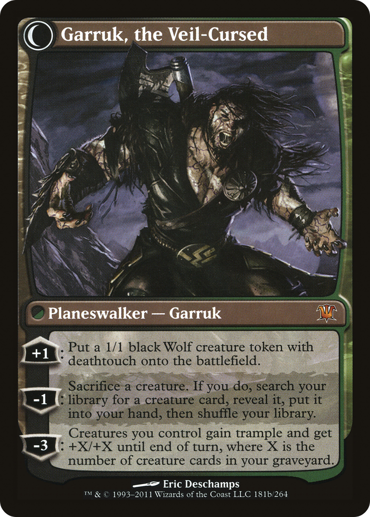 Garruk Relentless (ISD-181) - Innistrad: (Double Faced Transform)