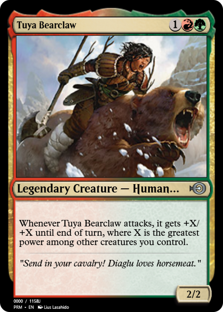 Tuya Bearclaw (PRM-86310) - Magic Online Promos Foil