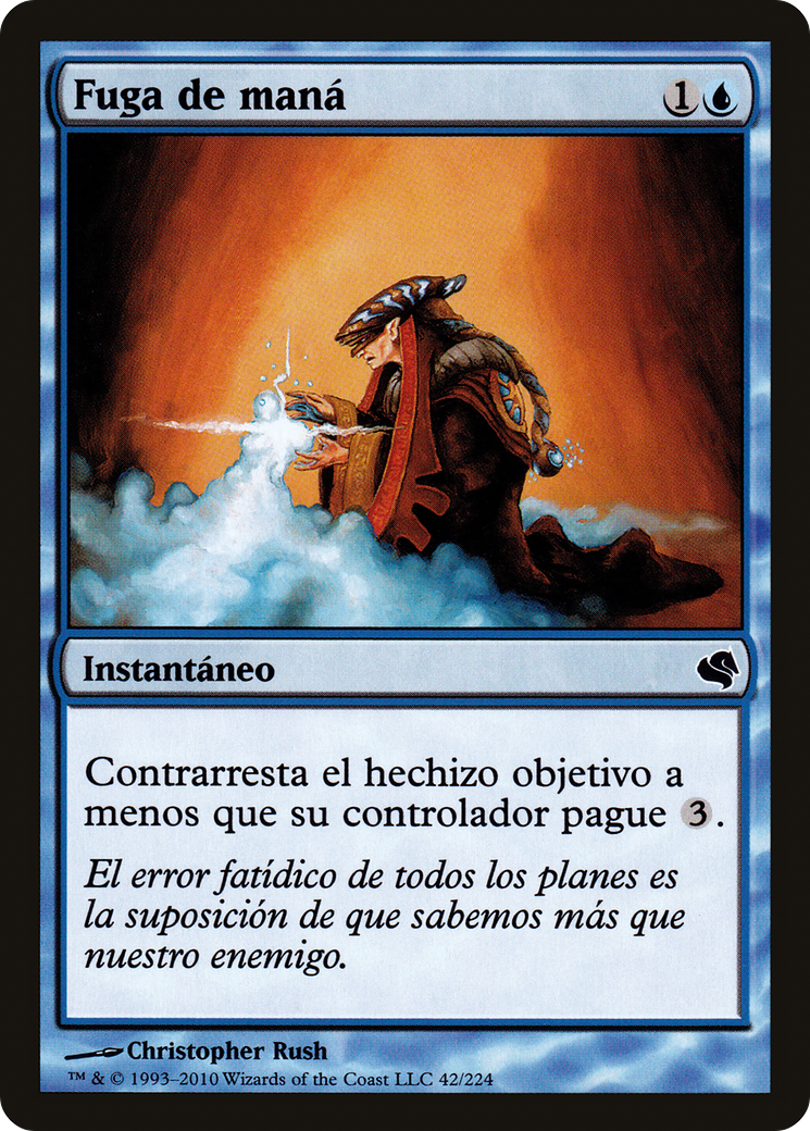 Mana Leak (Spanish) - "Fuga de mana" (PS11-042) - Salvat 2011