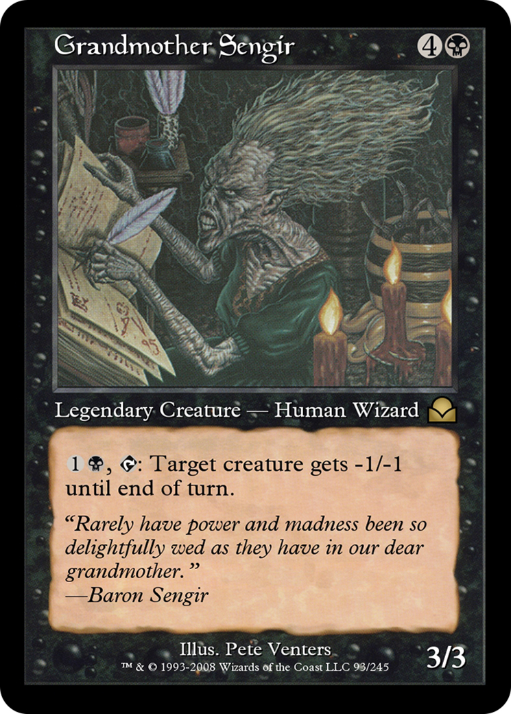 Grandmother Sengir (ME2-093) - Masters Edition II Foil