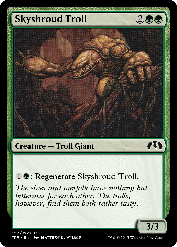 Skyshroud Troll (TPR-193) - Tempest Remastered Foil