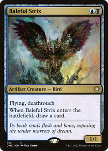 Baleful Strix⁣ - Commander: Dominaria United⁣ (Rare)⁣ [143]
