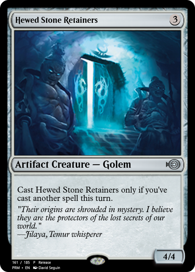 Hewed Stone Retainers (PRM-55745) - Magic Online Promos Foil