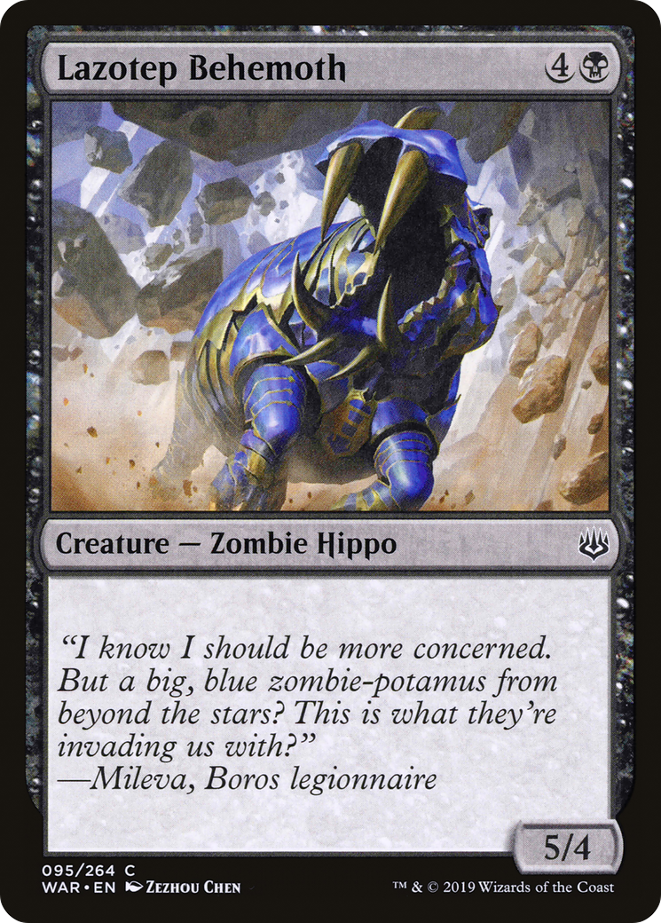 Lazotep Behemoth⁣ - War of the Spark⁣ (Common)⁣ [95]