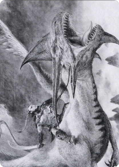 Zurgo and Ojutai // Zurgo and Ojutai (AMOM-066) - March of the Machine Art Series (Borderless)