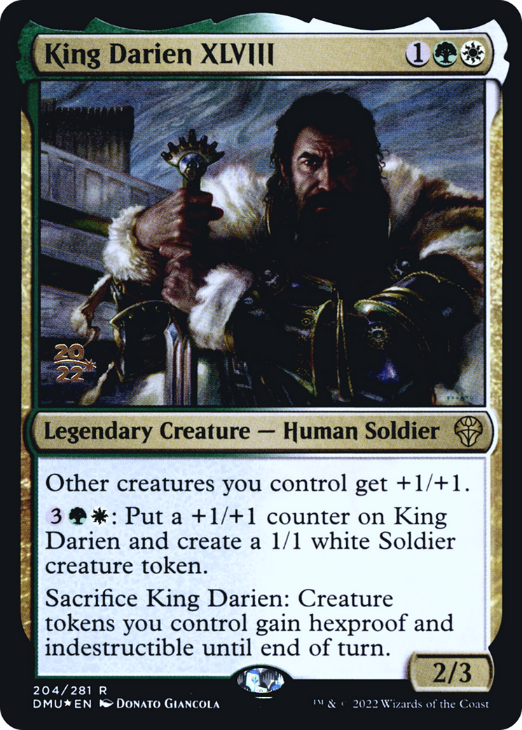 King Darien XLVIII (PRE-204S) - Dominaria United Promos Foil