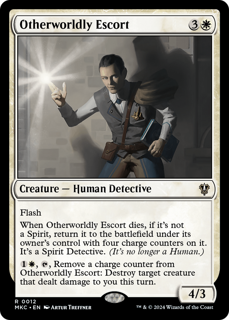 Otherworldly Escort⁣ - Commander: Murders at Karlov Manor⁣ (Rare)⁣ [12]