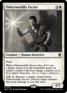 Otherworldly Escort⁣ - Commander: Murders at Karlov Manor⁣ (Rare)⁣ [12]