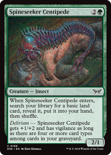 Spineseeker Centipede⁣ - Duskmourn: House of Horror⁣ (Common)⁣ [199]