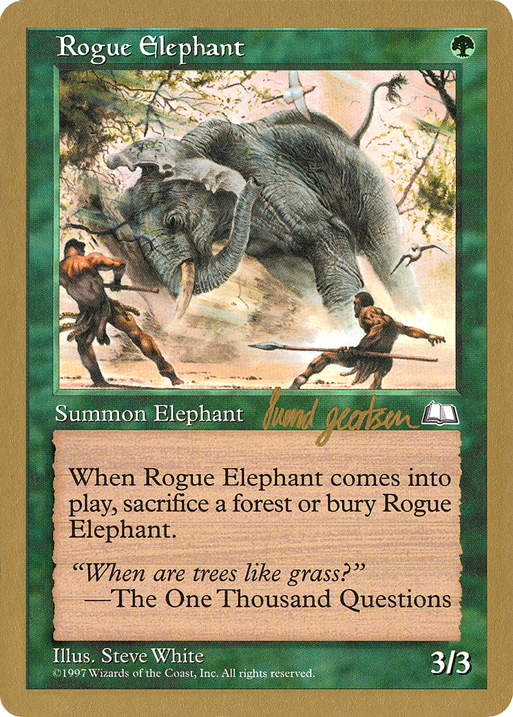 Rogue Elephant - 1997 Svend Geertsen (WTH) (WCD-) - World Championship Decks 1997