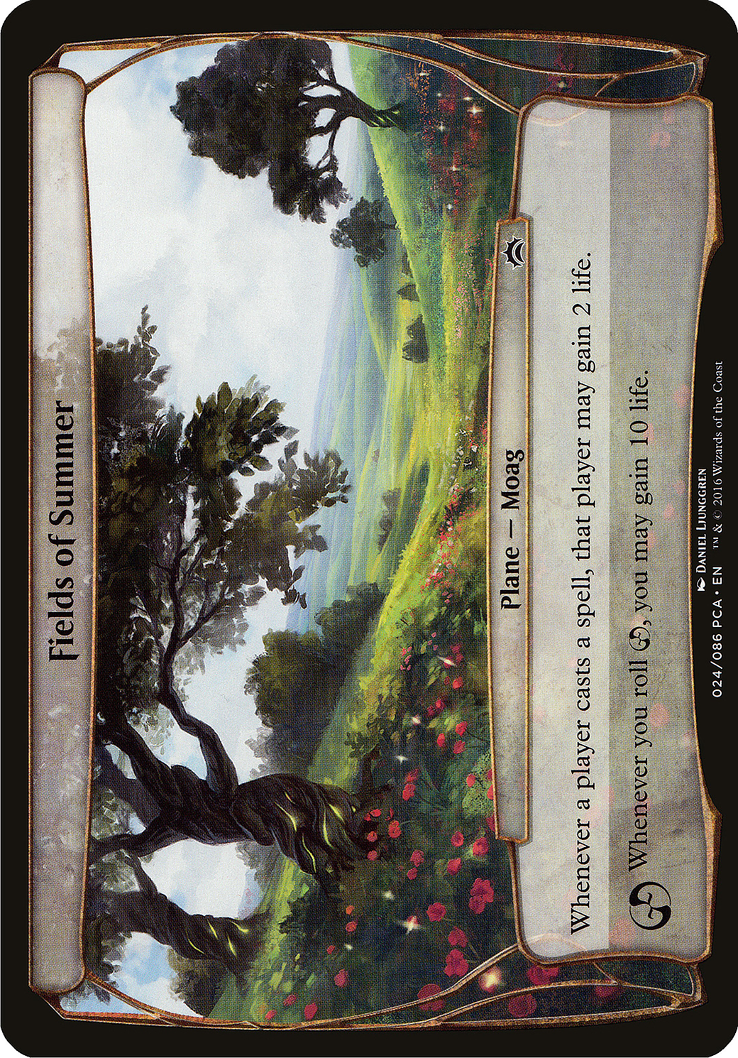 Fields of Summer (Planechase Anthology) (OVER-024) - Planechase Anthology Planes