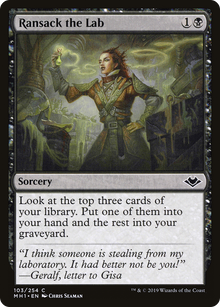 Ransack the Lab (MH1-103) - Modern Horizons