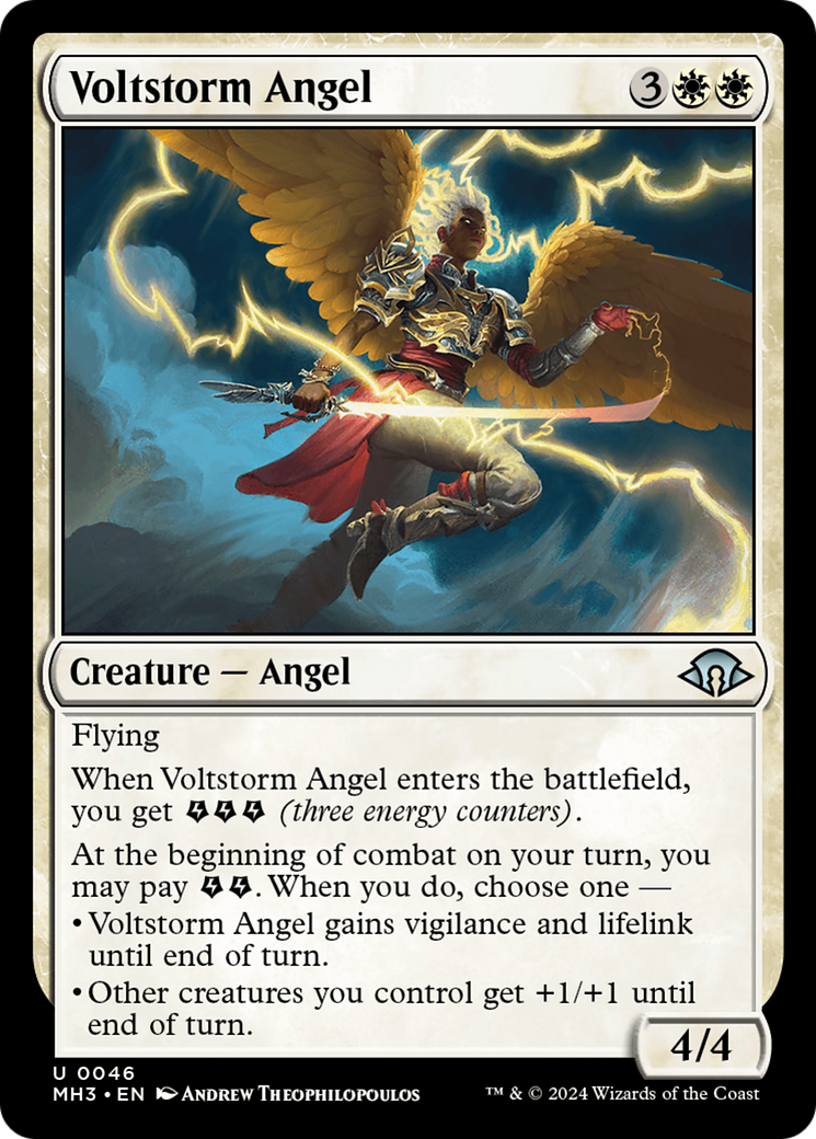Voltstorm Angel⁣ - Modern Horizons 3⁣ (Uncommon)⁣ [46]