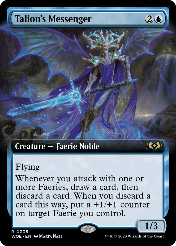 Talion's Messenger (Extended Art) (WOE-335) - Wilds of Eldraine: (Extended Art)