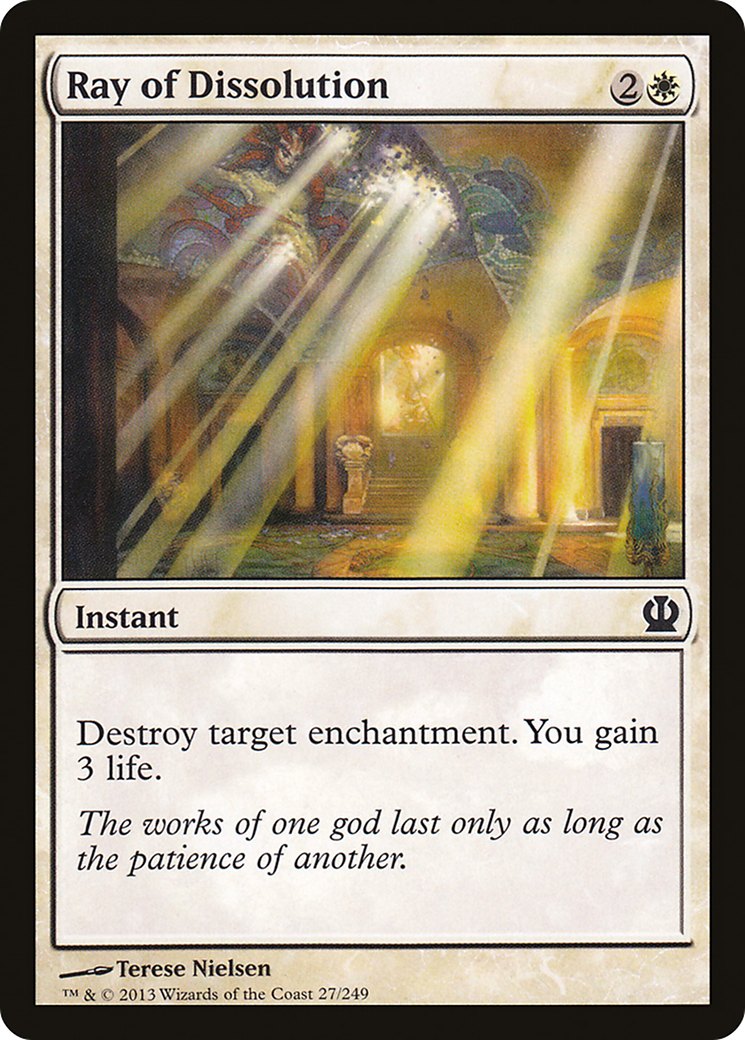 Ray of Dissolution (THS-027) - Theros Foil