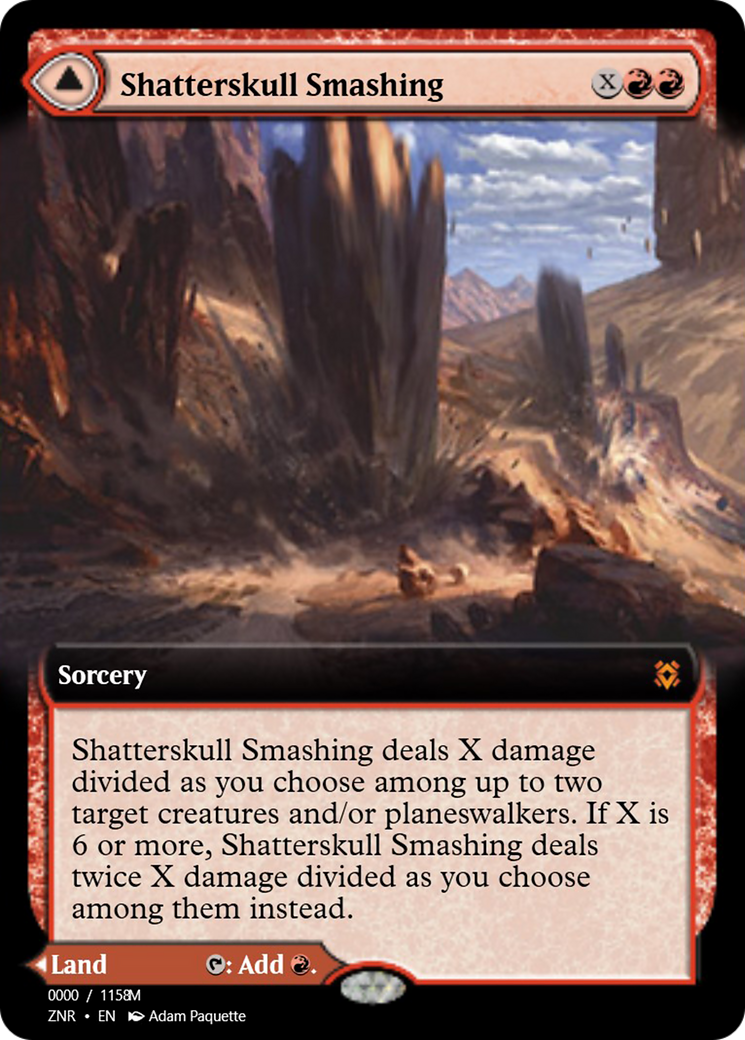 Shatterskull Smashing // Shatterskull, the Hammer Pass (PRM-83866) - Magic Online Promos
