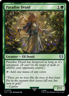 Paradise Druid⁣ - Commander: The Lord of the Rings: Tales of Middle-earth⁣ (Uncommon)⁣ [255]
