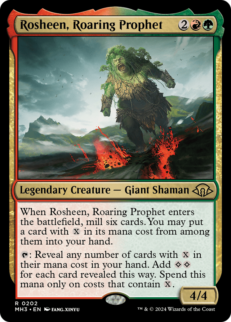 Rosheen, Roaring Prophet⁣ - Modern Horizons 3⁣ (Rare)⁣ [202]