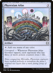 Phyrexian Atlas⁣ - Phyrexia: All Will Be One⁣ (Common)⁣ [237]