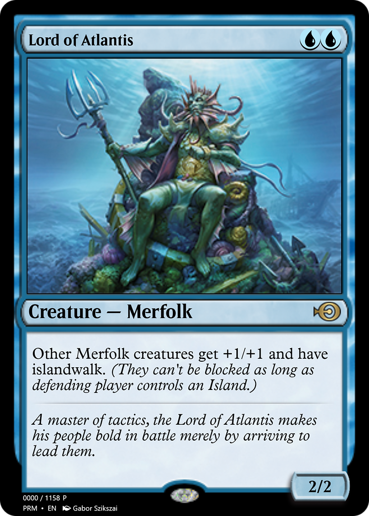 Lord of Atlantis (PRM-69945) - Magic Online Promos