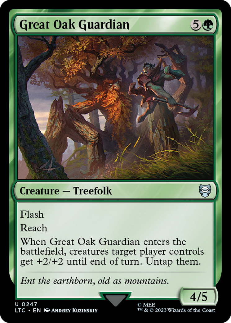 Great Oak Guardian⁣ - Commander: The Lord of the Rings: Tales of Middle-earth⁣ (Uncommon)⁣ [247]