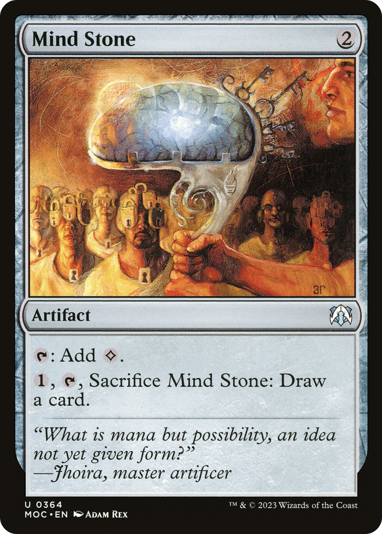 Mind Stone⁣ - Commander: March of the Machine⁣ (Uncommon)⁣ [364]
