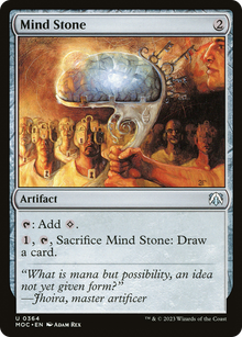 Mind Stone⁣ - Commander: March of the Machine⁣ (Uncommon)⁣ [364]