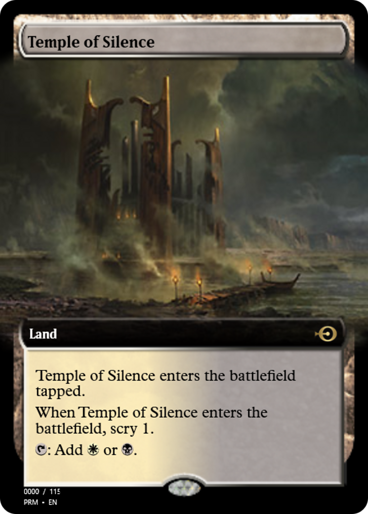 Temple of Silence (PRM-81936) - Magic Online Promos Foil