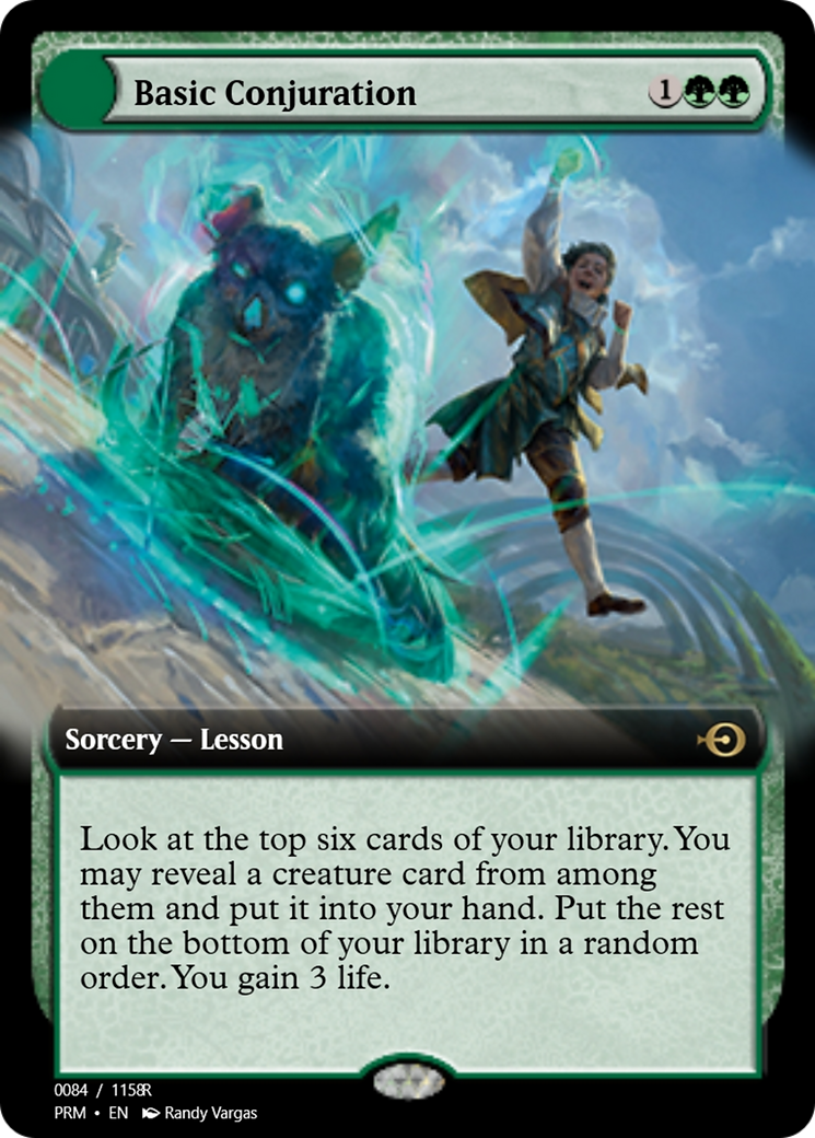 Basic Conjuration (PRM-90140) - Magic Online Promos: (lesson) Foil