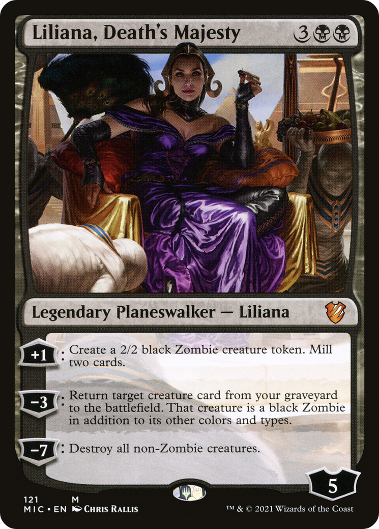 Liliana, Death's Majesty (MIC-121) - Midnight Hunt Commander
