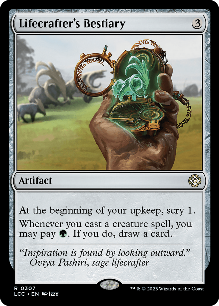 Lifecrafter's Bestiary⁣ - Commander: The Lost Caverns of Ixalan⁣ (Rare)⁣ [307]