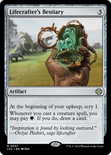 Lifecrafter's Bestiary⁣ - Commander: The Lost Caverns of Ixalan⁣ (Rare)⁣ [307]