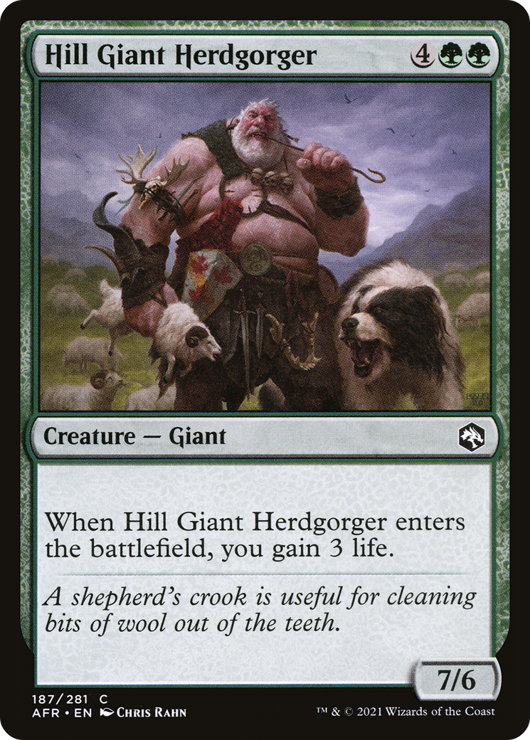 Hill Giant Herdgorger (AFR-187) - Adventures in the Forgotten Realms Foil