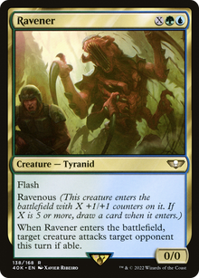 Ravener⁣ - Universes Beyond: Warhammer 40,000⁣ (Rare)⁣ [138]