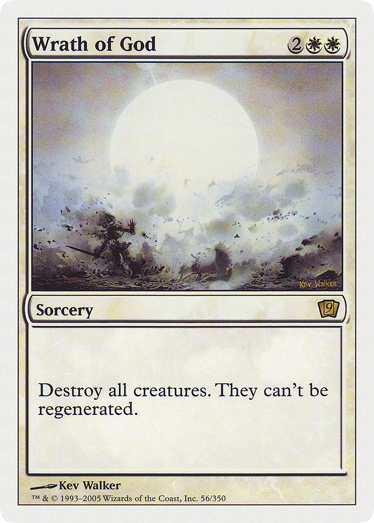 Wrath of God (9ED-056) - Ninth Edition