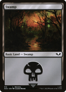 Swamp (V.3)⁣ - Universes Beyond: Warhammer 40,000⁣ (Land)⁣ [312]
