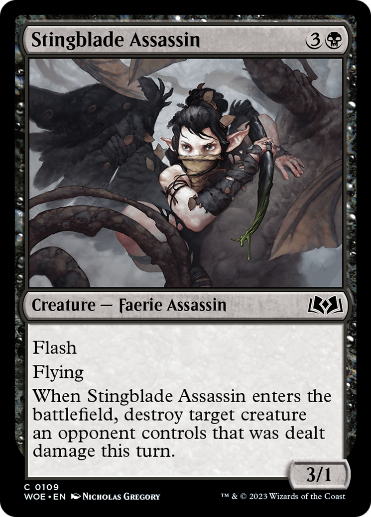 Stingblade Assassin (WOE-109) - Wilds of Eldraine