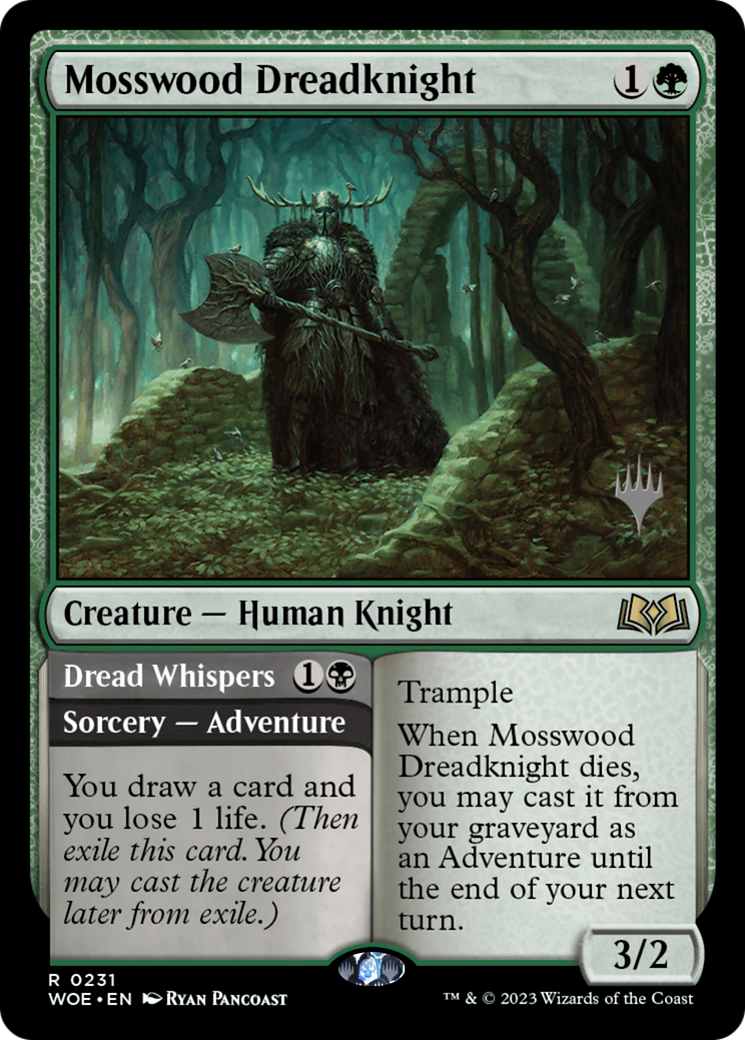 Mosswood Dreadknight (PPWOE-231P) - Wilds of Eldraine Promos Foil