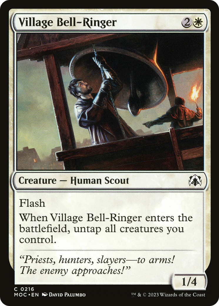Village Bell-Ringer⁣ - Commander: March of the Machine⁣ (Common)⁣ [216]
