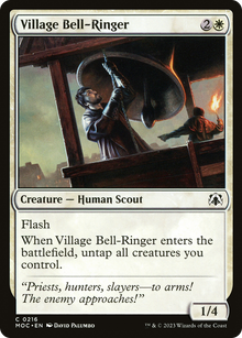 Village Bell-Ringer⁣ - Commander: March of the Machine⁣ (Common)⁣ [216]