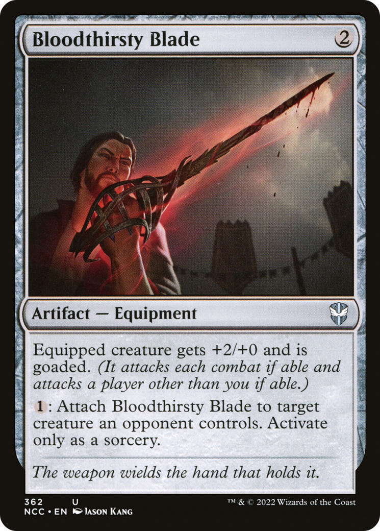 Bloodthirsty Blade⁣ - Commander: Streets of New Capenna⁣ (Uncommon)⁣ [362]