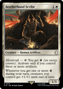 Brotherhood Scribe⁣ - Universes Beyond: Fallout⁣ (Rare)⁣ [13]