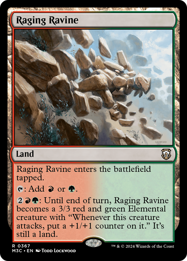 Raging Ravine⁣ - Commander: Modern Horizons 3⁣ (Rare)⁣ [367]