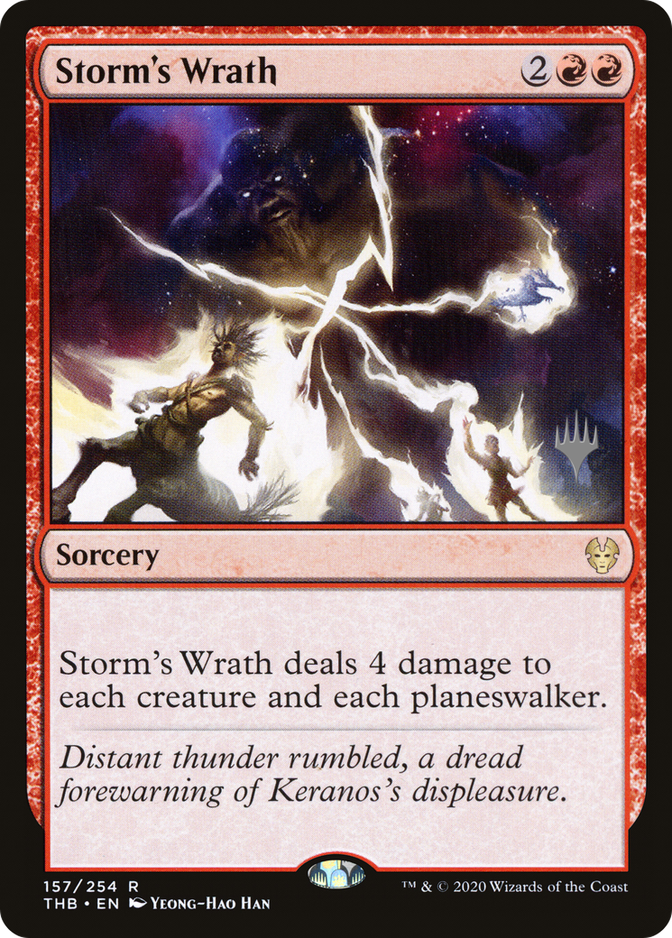 Storm's Wrath (PPTHB-157P) - Theros Beyond Death Promos Foil