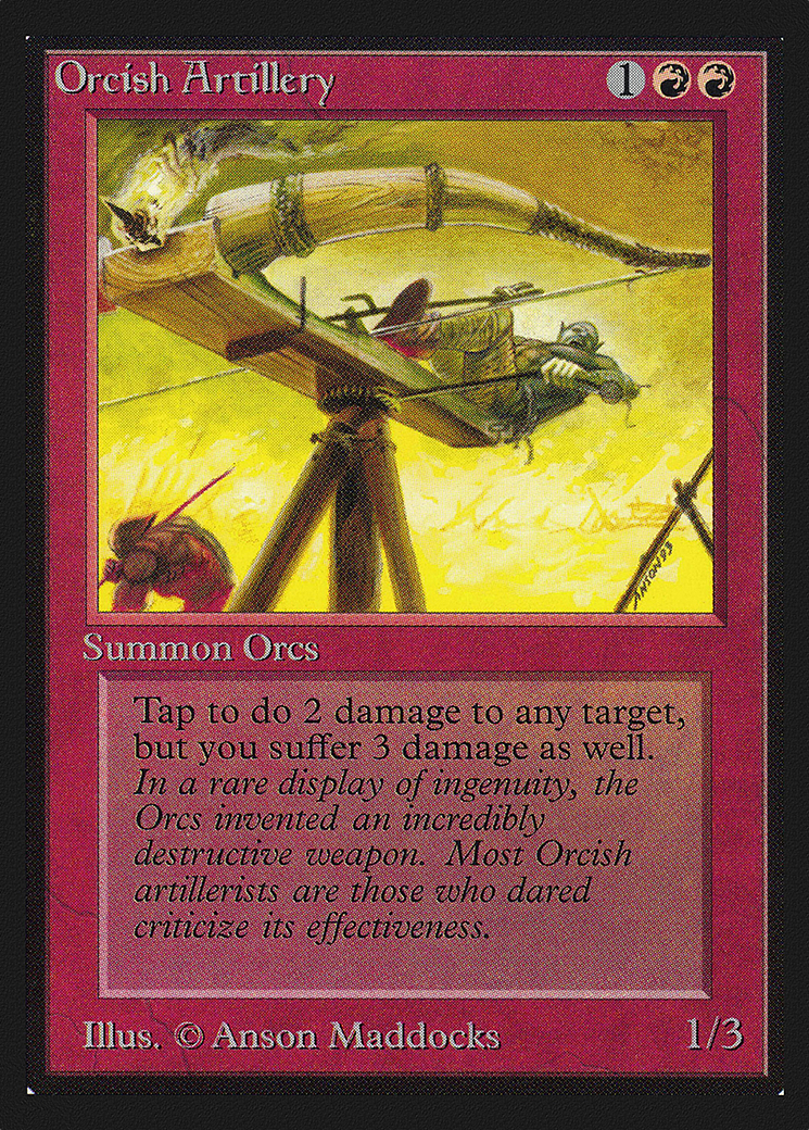 Orcish Artillery (IE) (IED-166) - Intl. Collectors' Edition