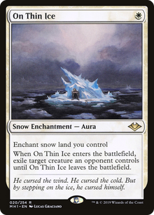On Thin Ice (MH1-020) - Modern Horizons Foil