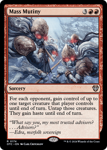 Mass Mutiny⁣ - Commander: Outlaws of Thunder Junction⁣ (Rare)⁣ [174]