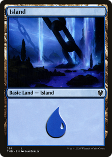 Island (V.2)⁣ - Theros Beyond Death: Extras⁣ (Land)⁣ [281]