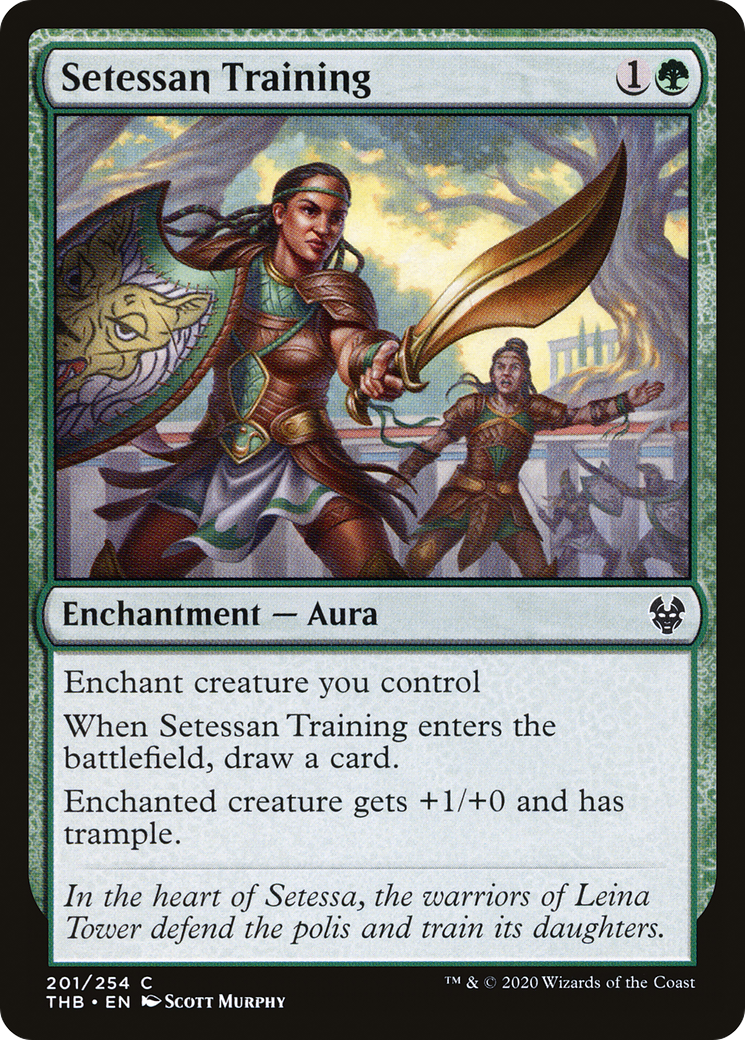 Setessan Training⁣ - Theros Beyond Death⁣ (Common)⁣ [201]
